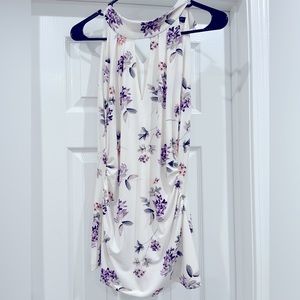 White and purple floral blouse size small from White House black market.